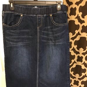 The Skirt Factory Denim Pencil Skirt Size 16